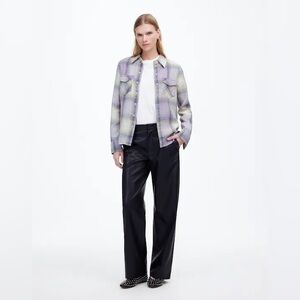 madewell snap front flannel